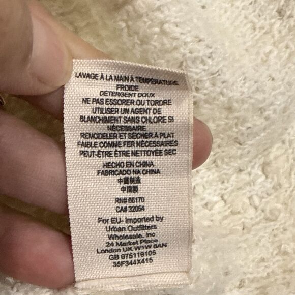 (R1) FREE PEOPLE BOAT NECK KNIT SWEATER, BOHEMIAN STYLE, Sz S - Picture 10 of 10